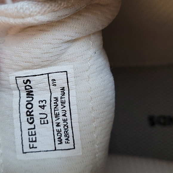 Feel Grounds High Rise Knit Off White Minimalist Barefoot Shoes - Picture 10 of 10